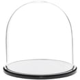 thumbnail image 1 of Plymor 8" x 8" Glass Display Dome Cloche (Black Acrylic Base), 1 of 1