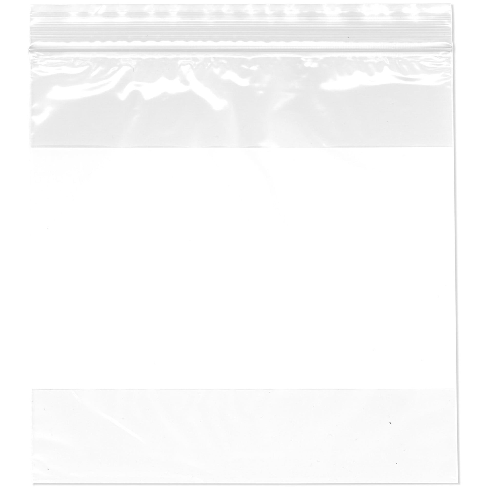 Plymor 8x12 Inch Zipper Reclosable Plastic Bags – 2 Mil Thick, Pack Of 200, Food Safe, BPA-Free