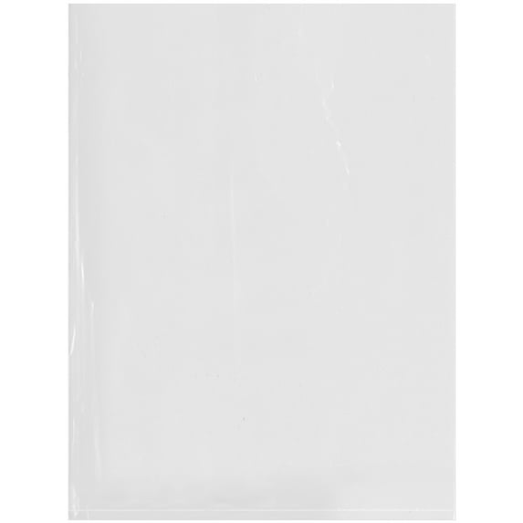 Plymor 9" x 12" (Case of 1,000), 4 Mil Flat Open Clear Plastic Poly Bags