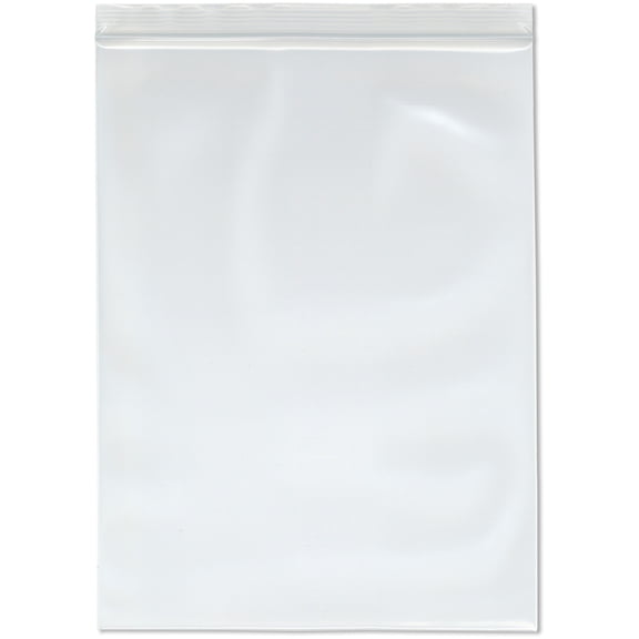 Plymor 9" x 12" (Case of 500), 8 Mil Extra Thick Heavy Duty Zipper Reclosable Plastic Bags