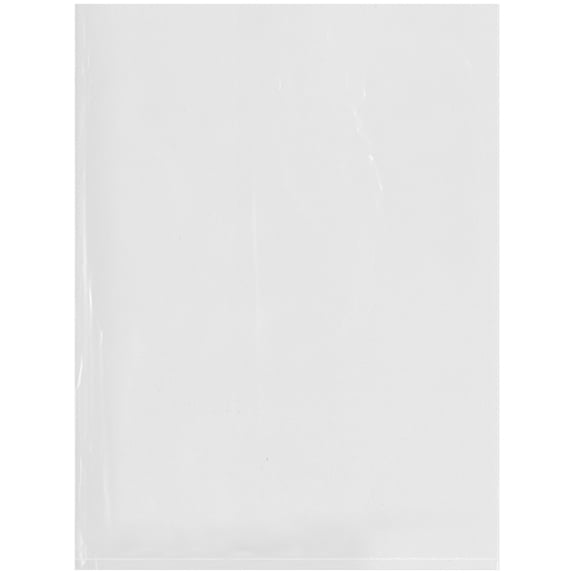 Plymor 9" x 12" (Pack of 500), 6 Mil Flat Open Clear Plastic Poly Bags