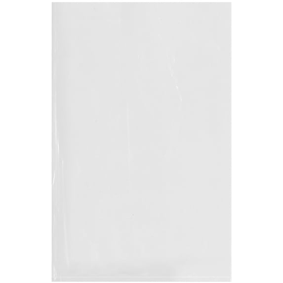 Plymor 9" x 14" (Pack of 500), 1.25 Mil Flat Open Clear Plastic Poly Bags
