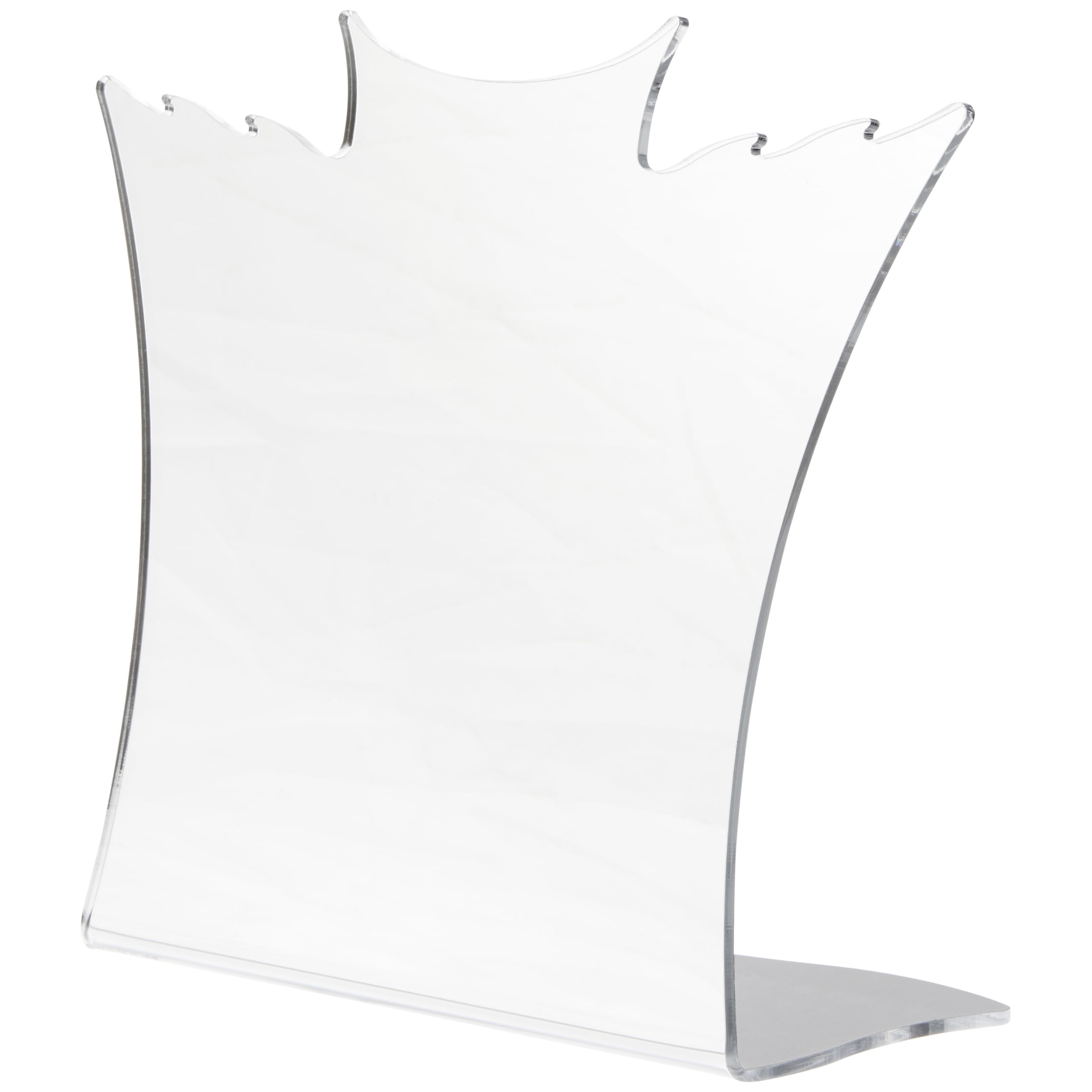 Plymor Acrylic Winged Necklace Display Stand (Mirrored), 8.5" W x 3" D