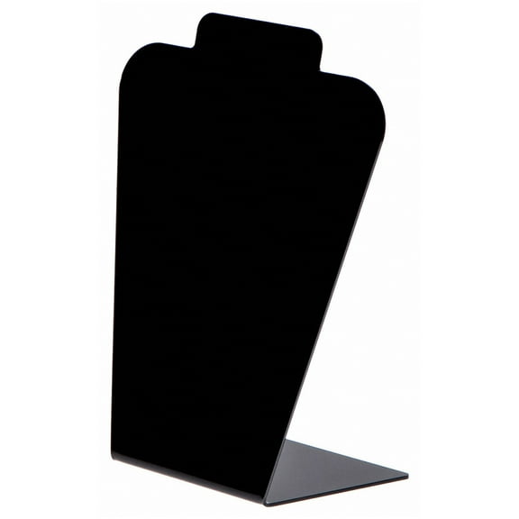 Plymor Black Acrylic Basic Tall Necklace Display Stand, 8.5" W x 4" D x 11.5" H (3 Pack)