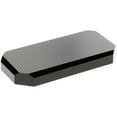 thumbnail image 1 of Plymor Black Acrylic Beveled Corner-Cut Rectangular Display Base, 6" W x 3" D x 0.75" H, 1 of 1