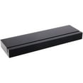 thumbnail image 1 of Plymor Black Acrylic Block with Sign Display Holder Slot, 5" W x 1.5" D x .5" H, 1 of 2