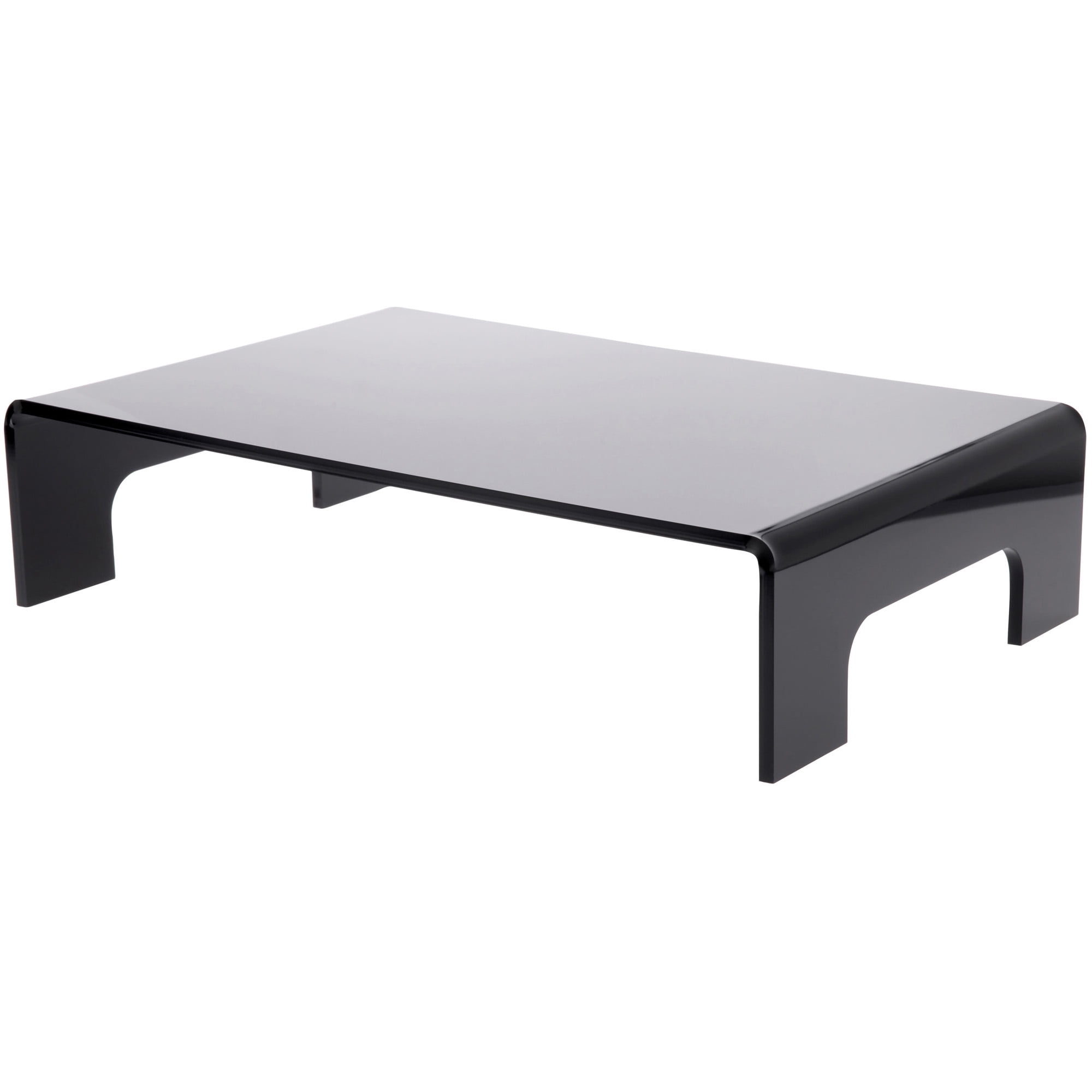 Plymor Black Acrylic Display Riser with Tray Handles, 5