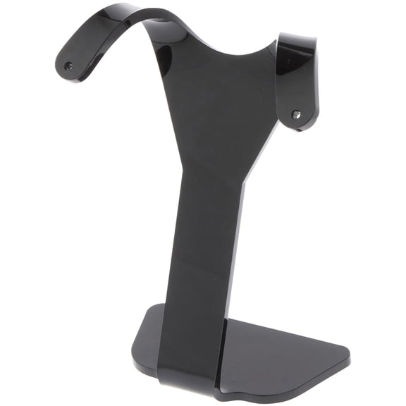 Plymor Black Acrylic Divided Pair Hanging Earring Display Stand, 3.125" W x 1.75" D x 4" H (2 Pack)