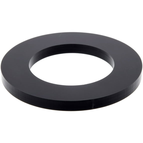 Plymor Black Acrylic Egg, Marble, Ball or Sphere Thin Display Holder Stand, 0.25" H x 2.5" W (3 Pack)