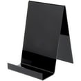 thumbnail image 1 of Plymor Black Acrylic Flat Back Display Easel With 3.5" Box Ledge, 12.5" H x 8" W x 9" D (6 Pack), 1 of 1