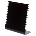 thumbnail image 1 of Plymor Black Acrylic Necklace Display Stand With Side Hooks, 10.625" W x 4" D x 11.75" H (6 Pack), 1 of 2
