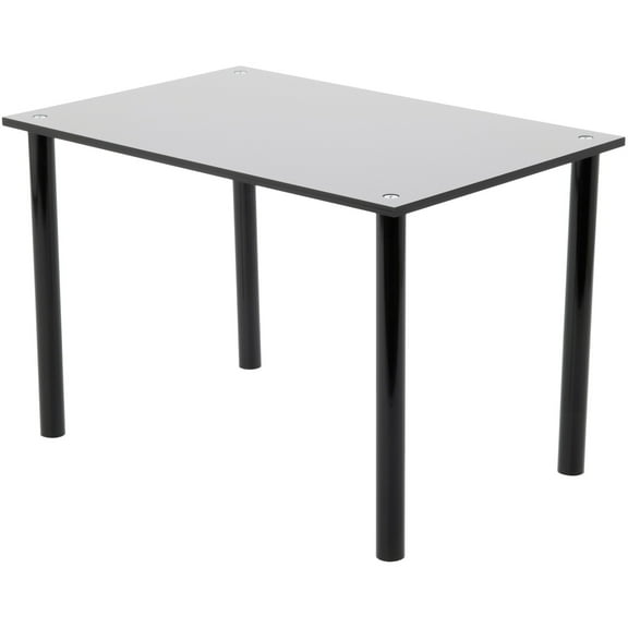 Plymor Black Acrylic Rectangular 4-Leg Display Riser, 8" H x 12" W x 8" D