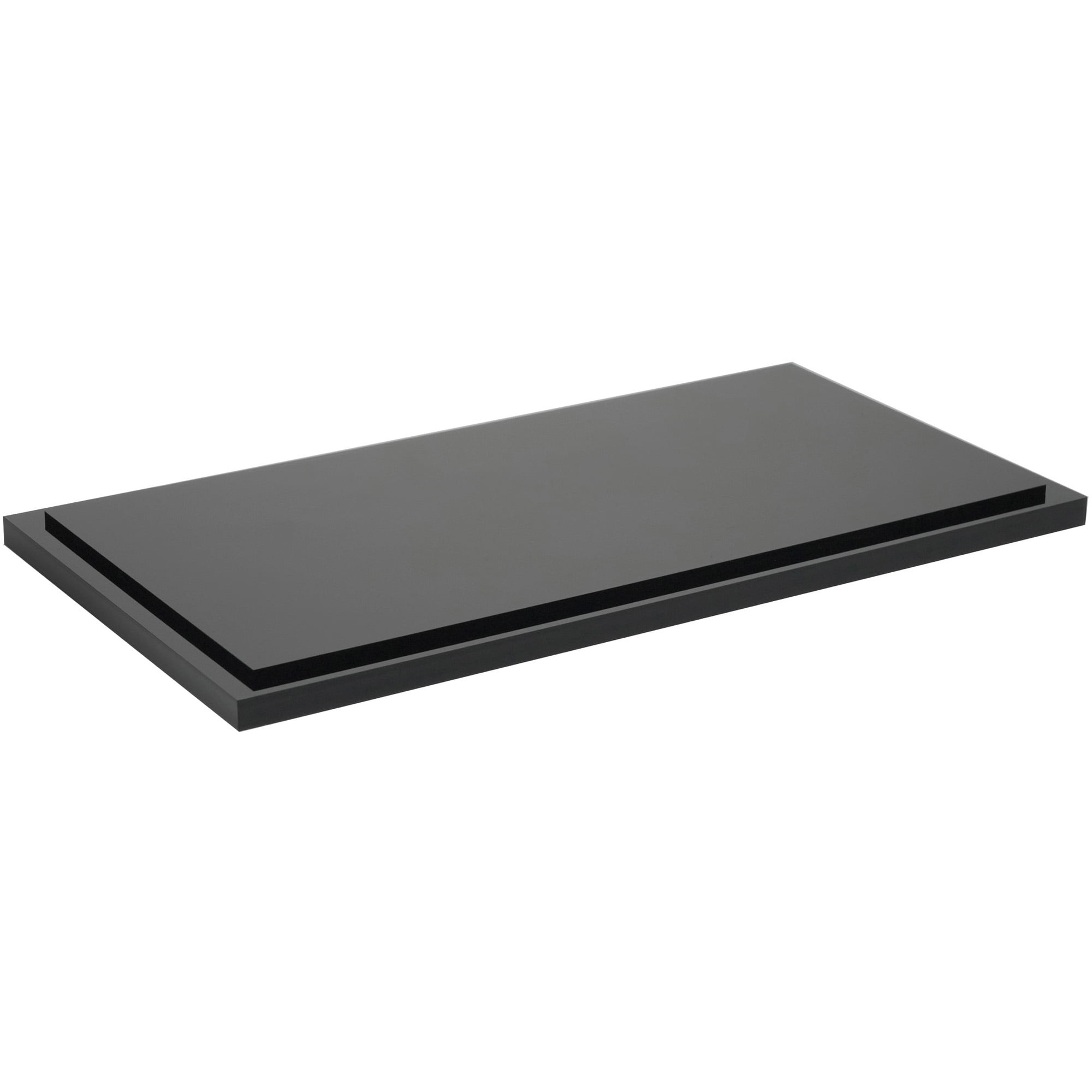 Plymor Black Acrylic Rectangular Display Base, 10.75