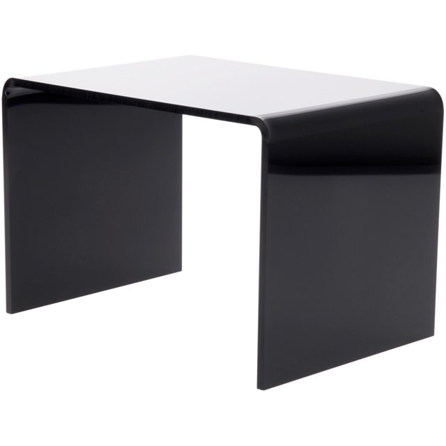 Plymor Black Acrylic Rectangular Display Riser, 6