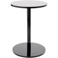 thumbnail image 1 of Plymor Black Acrylic Round Barbell Pedestal Display Riser, 12.75" H x 9" D (3/8" thick), 1 of 1