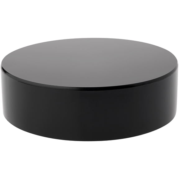 Plymor Black Acrylic Round Cylinder Display Riser, 2" H x 7" D