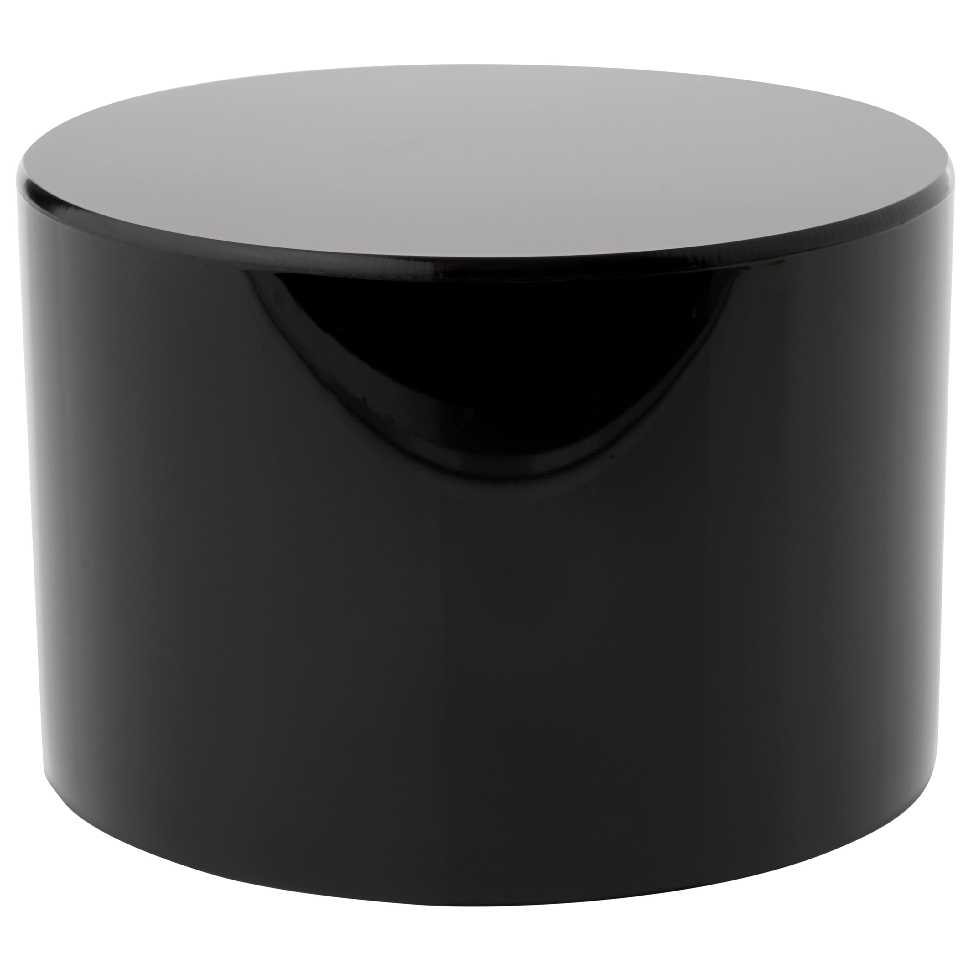 Plymor Black Acrylic Round Cylinder Display Riser, 4" H x 6" D (2 Pack ...