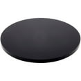 thumbnail image 1 of Plymor Black Acrylic Round Standard-Edge Display Base, 7" W x 7" D x 0.375" H, Pack of 2, 1 of 1