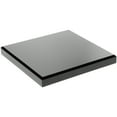 thumbnail image 1 of Plymor Black Acrylic Square Beveled Display Base, 6" W x 6" D x 0.75" H, Pack of 3, 1 of 1