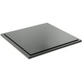 thumbnail image 1 of Plymor Black Acrylic Square Display Base, 10.625" W x 10.625" D x 0.4375" H, Pack of 2, 1 of 1