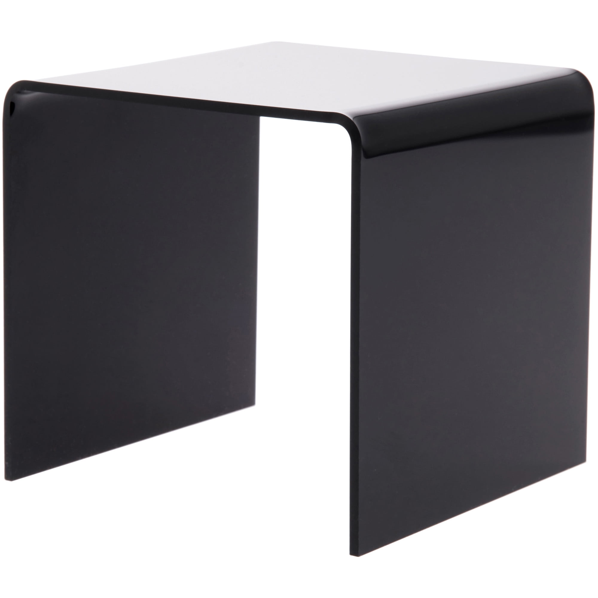 Plymor Black Acrylic Square Display Riser, 4