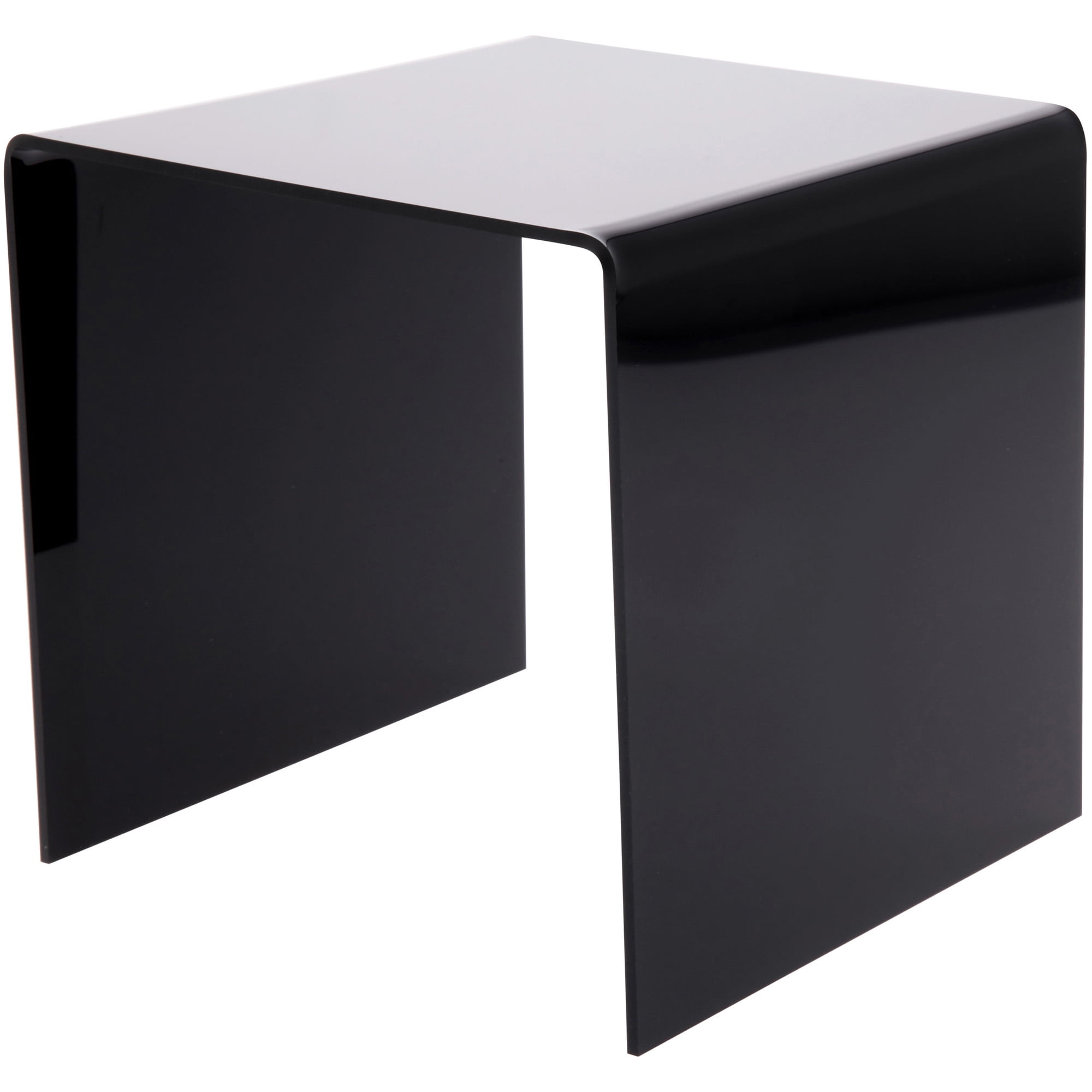 Plymor Black Acrylic Square Display Riser, 6