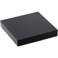 thumbnail image 1 of Plymor Black Acrylic Square Standard-Edge Display Base, 1.25" W x 1.25" D x 0.25" H, Pack of 12, 1 of 1
