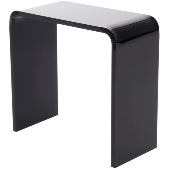 Plymor Black Acrylic Vertical Rectangular Display Riser, 3" H x 3" W x 1.5" D (3/32" thick)