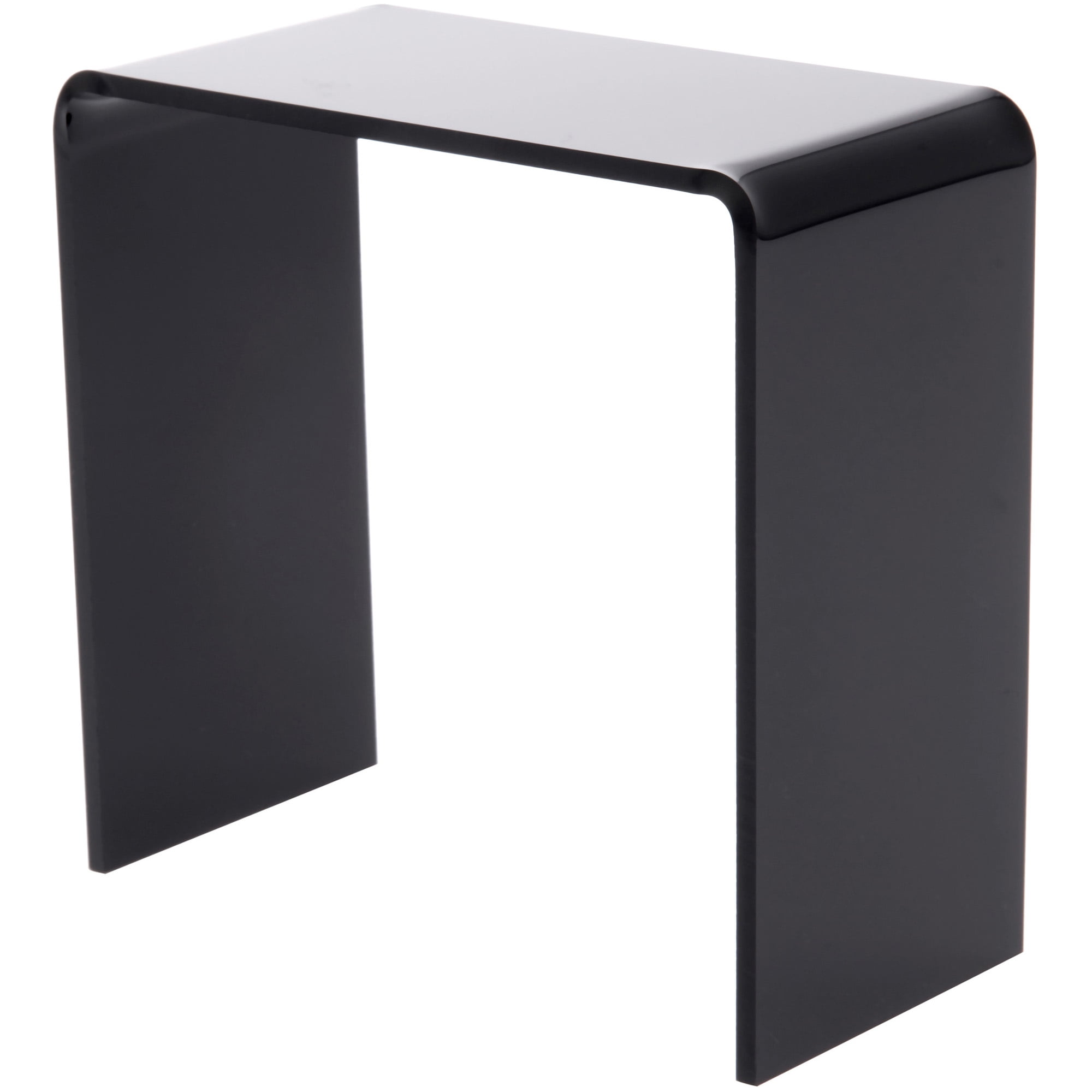 Plymor Black Acrylic Vertical Rectangular Display Riser, 4