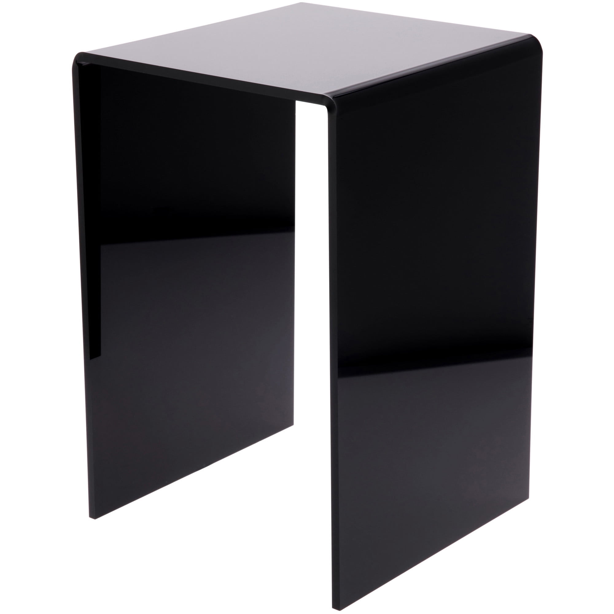 Plymor Black Acrylic Vertical Square Display Riser, 18