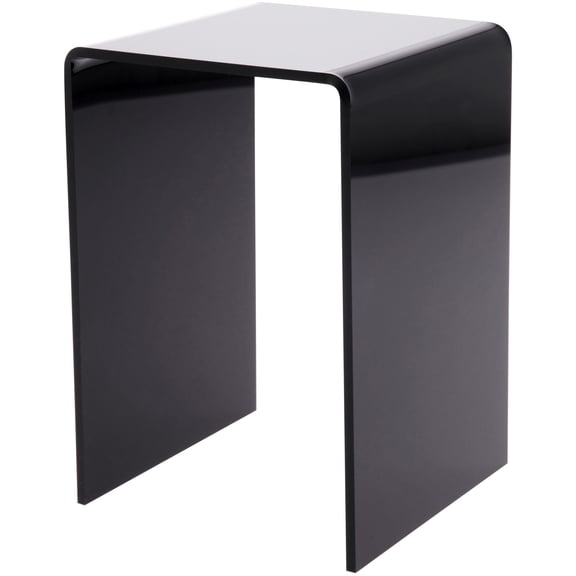 Plymor Black Acrylic Vertical Square Display Riser, 7.5" H x 5" W x 5" D (3/16" thick)