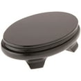 thumbnail image 1 of Plymor Black Oval Wood Veneer Footed Display Base, 4.375" W x 2.875" D x 1.25" H (4" x 2.5" Display Area), 1 of 1