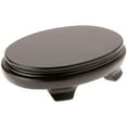 thumbnail image 1 of Plymor Black Oval Wood Veneer Footed Display Base, 6.375" W x 4.375" D x 1.5" H (6" x 4" Display Area), 1 of 1