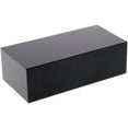 thumbnail image 1 of Plymor Black Polished Acrylic Rectangular Display Block, 1" H x 1.5" W x 3" D, 1 of 1