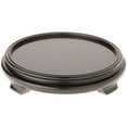 thumbnail image 1 of Plymor Black Round Wood Veneer Footed Display Base, 10.5" W x 10.5" D x 2" H (8.5" Display Diameter), 1 of 1