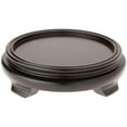 thumbnail image 1 of Plymor Black Round Wood Veneer Footed Display Base, 7.5" W x 7.5" D x 2" H (6" Display Diameter), Pack of 3, 1 of 1