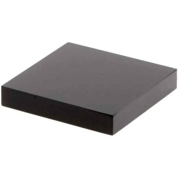 Plymor Black Square Acrylic Display Base, 2" W x 2" D x 0.375" H