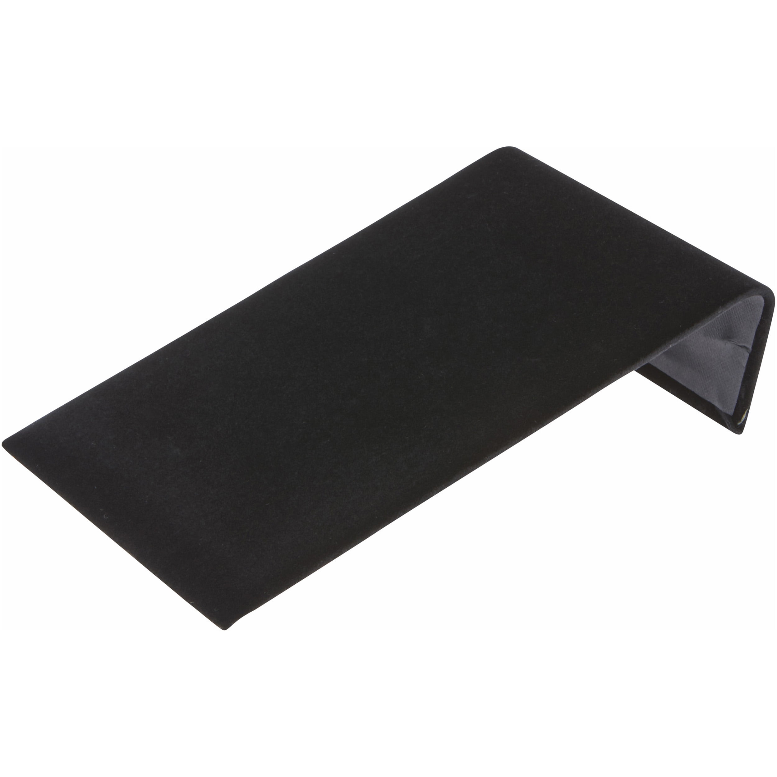 Black Velvet Rectangular Freestanding Jewelry Display Stand