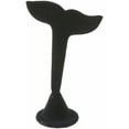 thumbnail image 1 of Plymor Black Velvet Fish Tail Style, Single Pair Earring Display Stand, 3.75" W x 2" D x 7.25" H (Pack of 6), 1 of 2