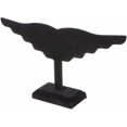 thumbnail image 1 of Plymor Black Velvet Wing Style, Ten Pair Earring Display Stand, 12.5" W x 6.5" H, 1 of 2