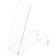 thumbnail image 1 of Plymor Clear Acrylic 1 Pen Display Holder (Angled-Front for Label), 4.25" H x 1.5" W x 3.625" D (12 Pack), 1 of 1
