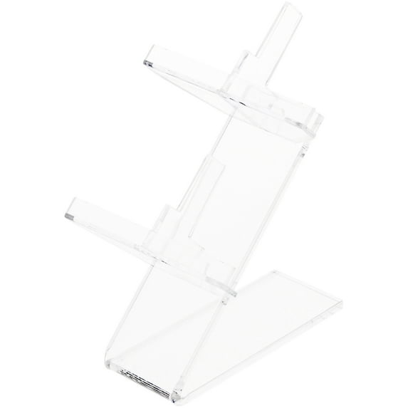 Plymor Clear Acrylic 2 Frame Rests Display Risers for Eyeglasses, 6" H x 3.5" W x 4.25" D (2 Pack)