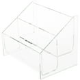 thumbnail image 1 of Plymor Clear Acrylic 2-Level Postcard Literature Rack (Countertop), Fits 5.8" x 4.1" Items (2 Pack), 1 of 1