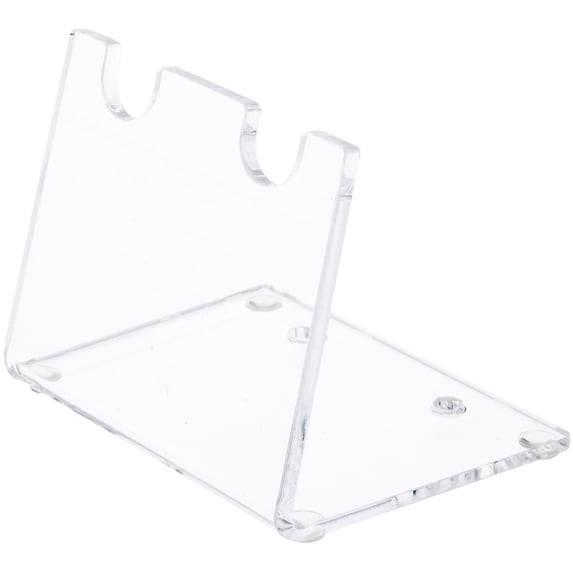 Plymor Clear Acrylic 2 Pen Display Holder, 2.5" H x 3" W x 2.5" D (2 Pack)