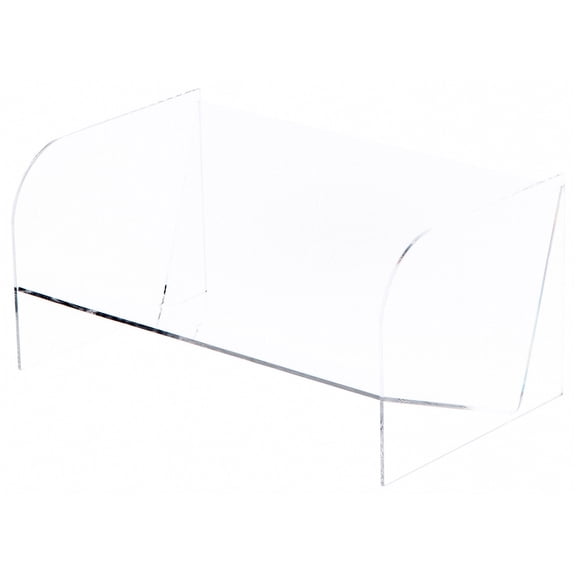 Plymor Clear Acrylic 29-CD Display Shelf, 12" W x 7" D x 5.5" H