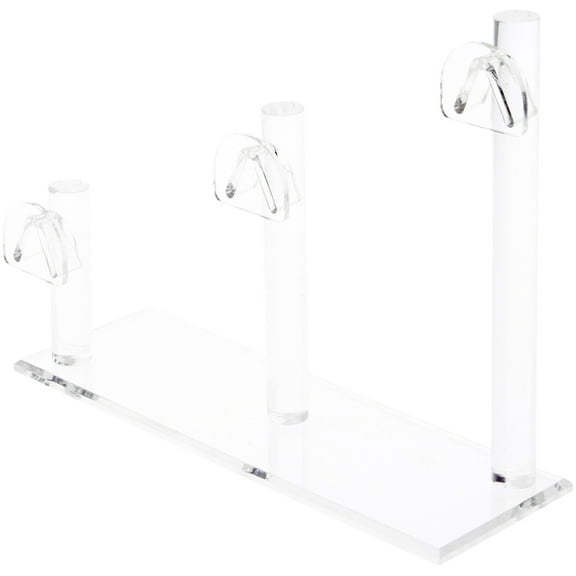 Plymor Mirrored Acrylic Rectangular Display Risers, 4" Deep Assortment ...