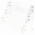 thumbnail image 1 of Plymor Clear Acrylic 3-Level Forward-Tilt Card Display Rack, 24.375" W x 9" D x 15.75" H, 1 of 1