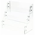 thumbnail image 1 of Plymor Clear Acrylic 3-Level Greeting Card Display Rack, 14.25" W x 7.25" D x 13.375" H, 1 of 1