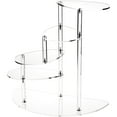 thumbnail image 1 of Plymor Clear Acrylic 4-Shelf Spiral Display Riser, 19" H x 19.75" W x 10" D, 1 of 1