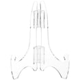 thumbnail image 1 of Plymor Clear Acrylic Adjustable Folding Display Easel, 6" H x 4" D (For 9" Plates) (2 Pack), 1 of 1